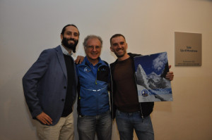 Paolo Brunatto con Davide Bertolini e Fabio Mochettaz